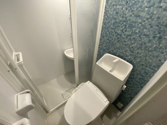 温水洗浄便座のトイレです。